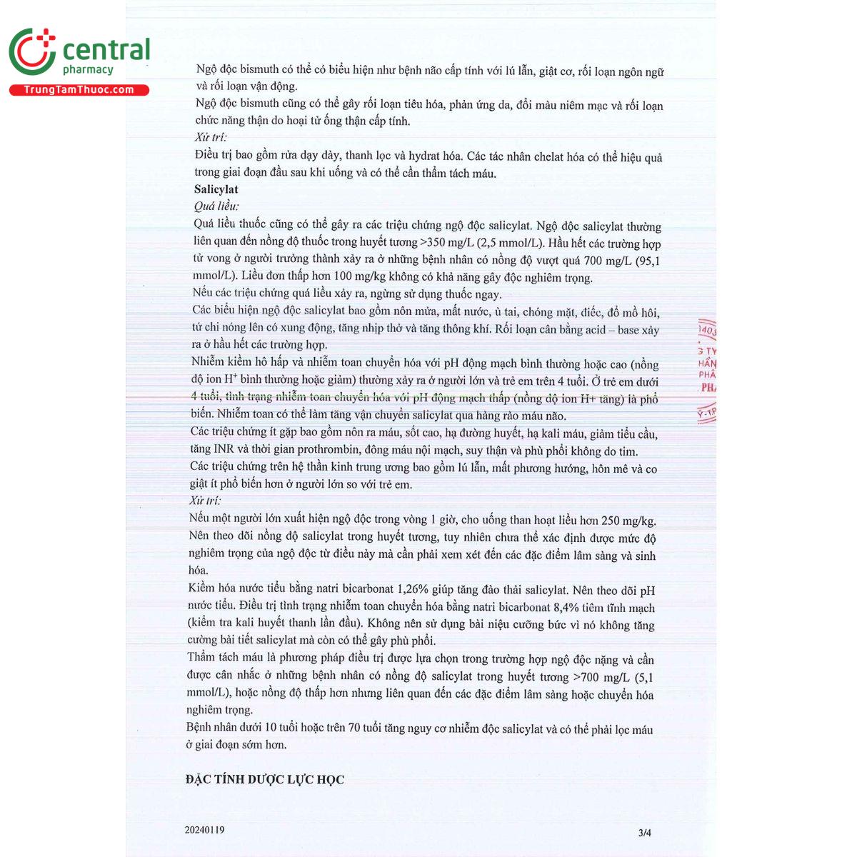 bismotab 262 5mg 6 F2228