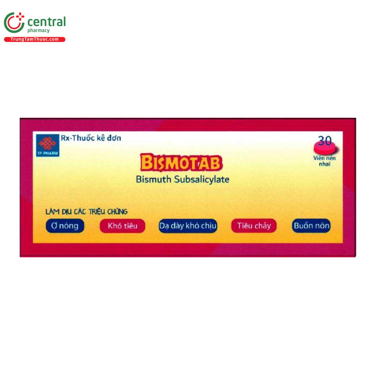 bismotab 262 5mg 8 U8881