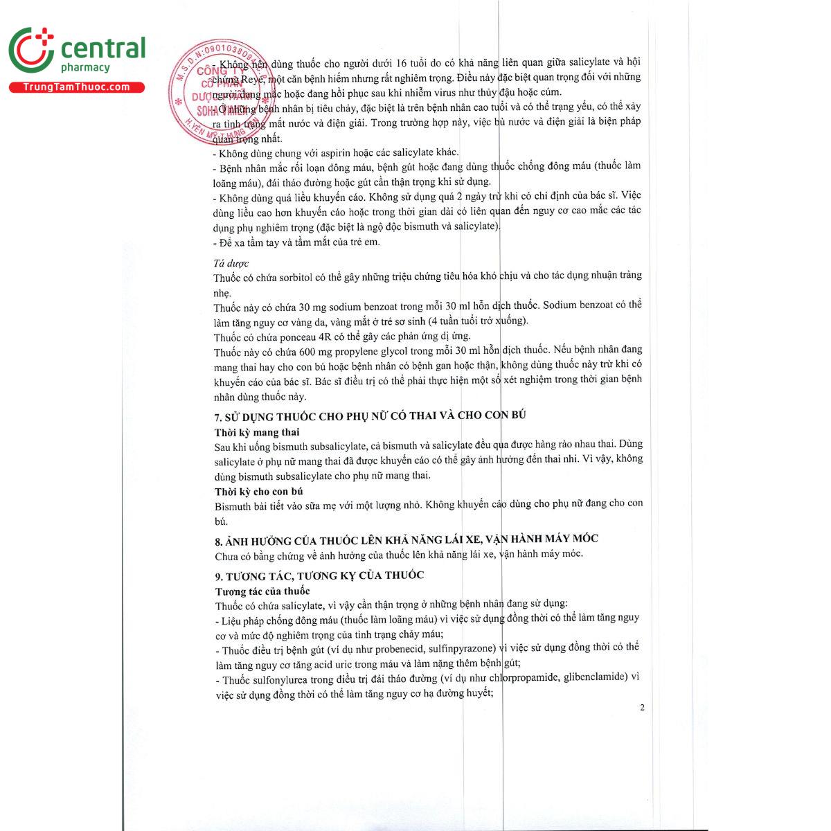 bismuth subsalicylat soha 17 5 mg ml 10 P6807 bismuth subsalicylat soha 17 5 mg ml 10 P6807