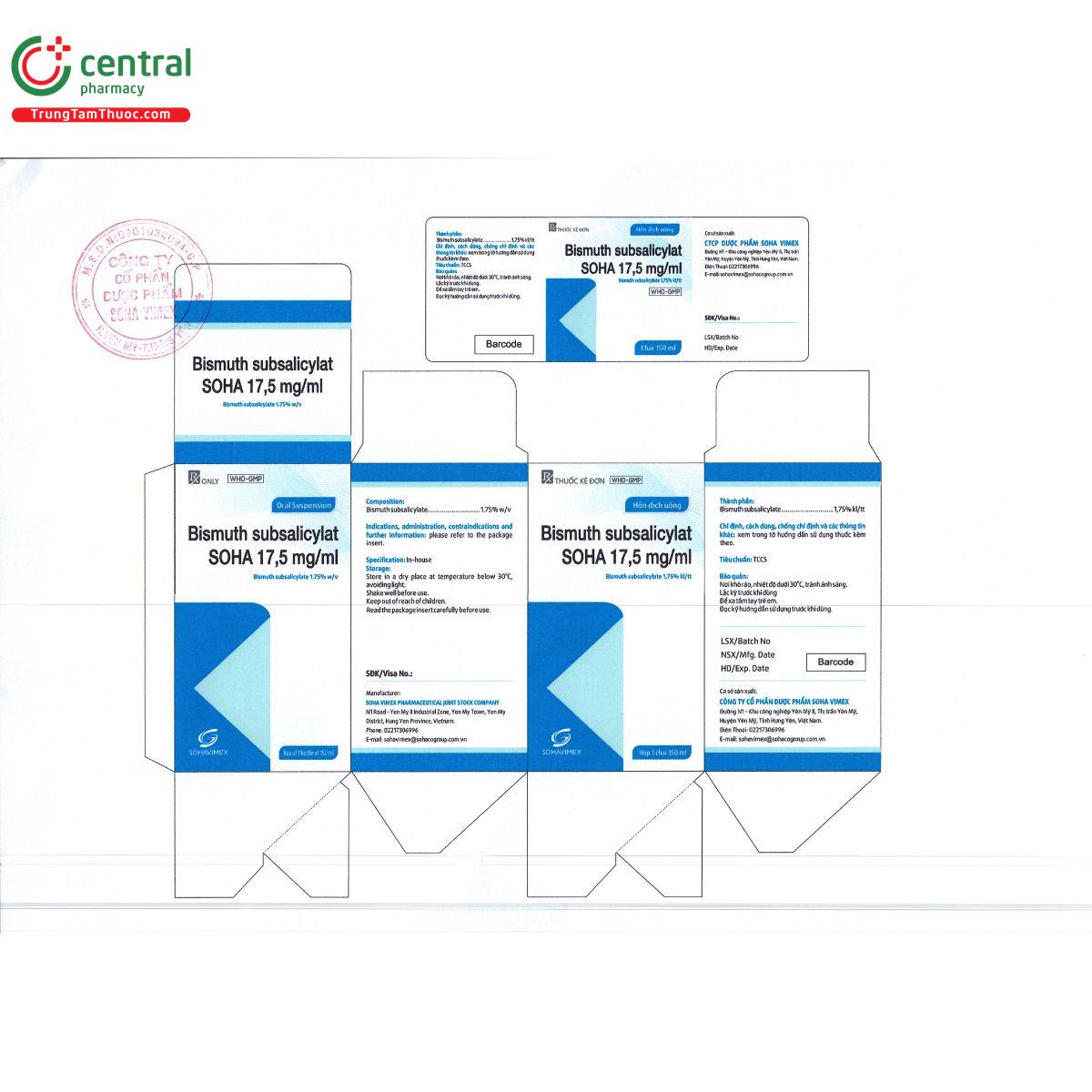bismuth subsalicylat soha 17 5 mg ml 4 C1140 bismuth subsalicylat soha 17 5 mg ml 4 C1140