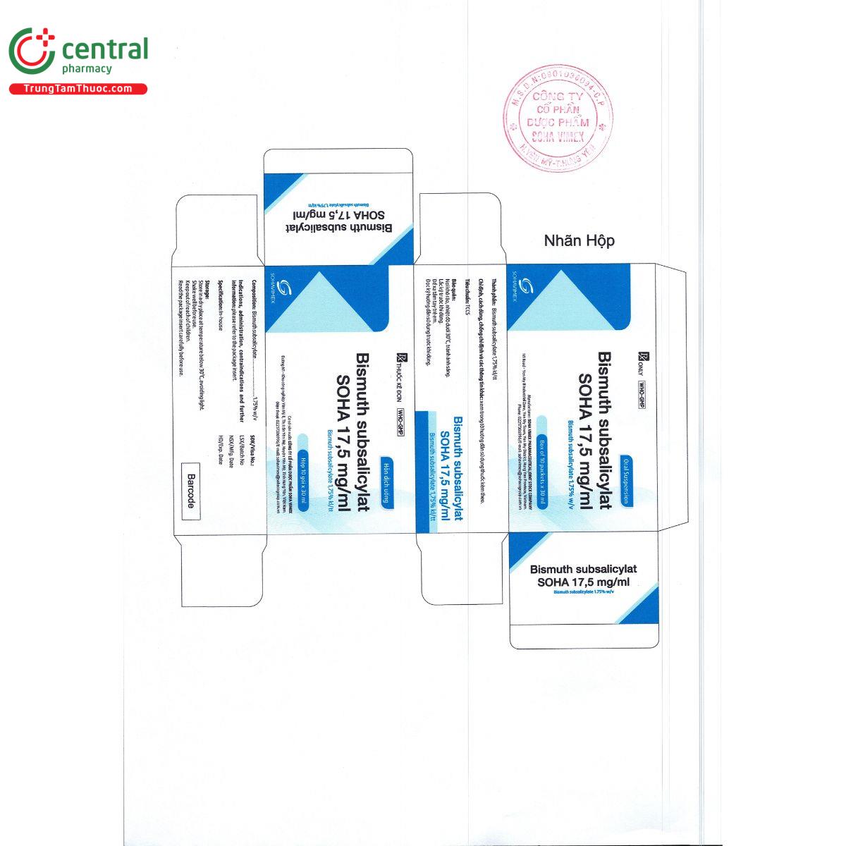 bismuth subsalicylat soha 17 5 mg ml L4551 bismuth subsalicylat soha 17 5 mg ml L4551