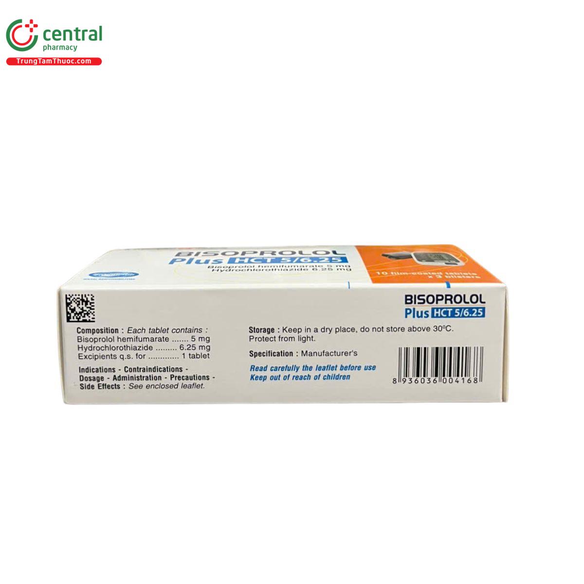 bisoprolol plus hct 5 625 7 V8236