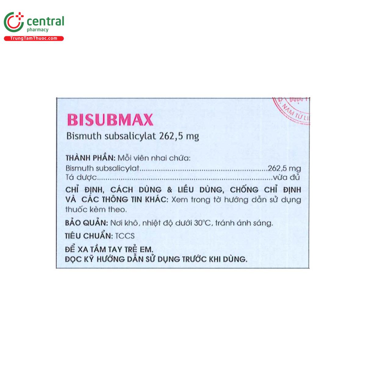 bisubmax 2625mg 2 B0036