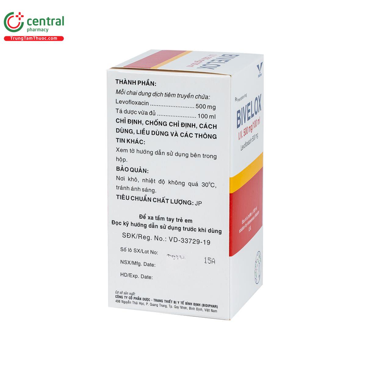 bivelox i v 500mg 100ml 4 B0785 bivelox i v 500mg 100ml 4 B0785