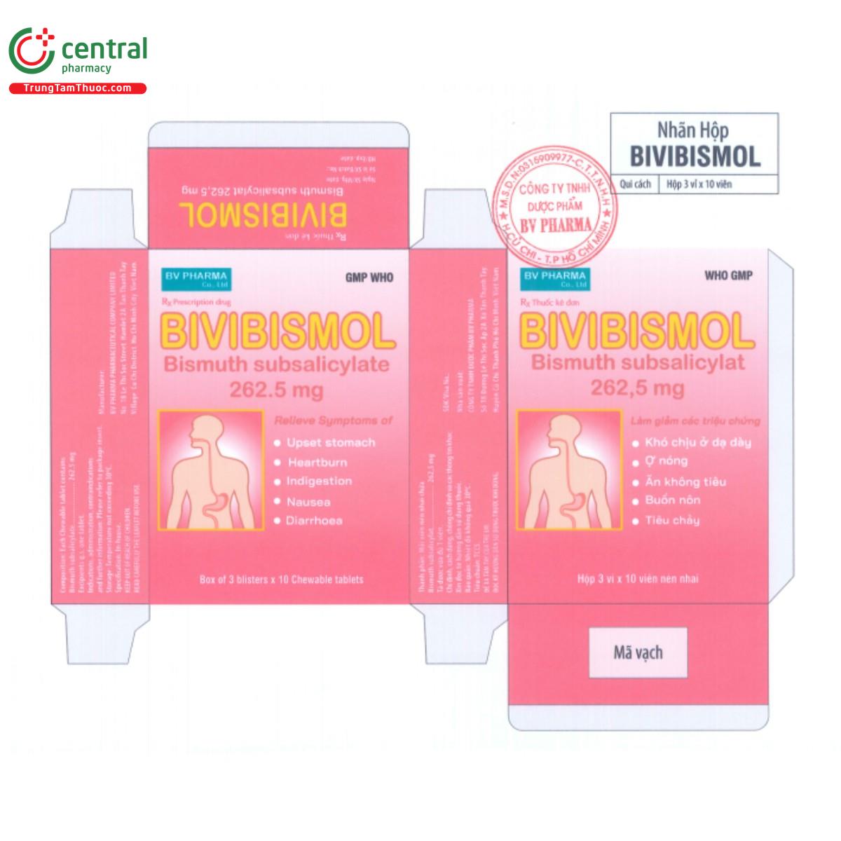 bivibismol 2625mg 3 T7252