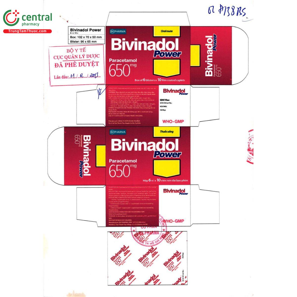bivinadol power 650mg 3 M5658 bivinadol power 650mg 3 M5658