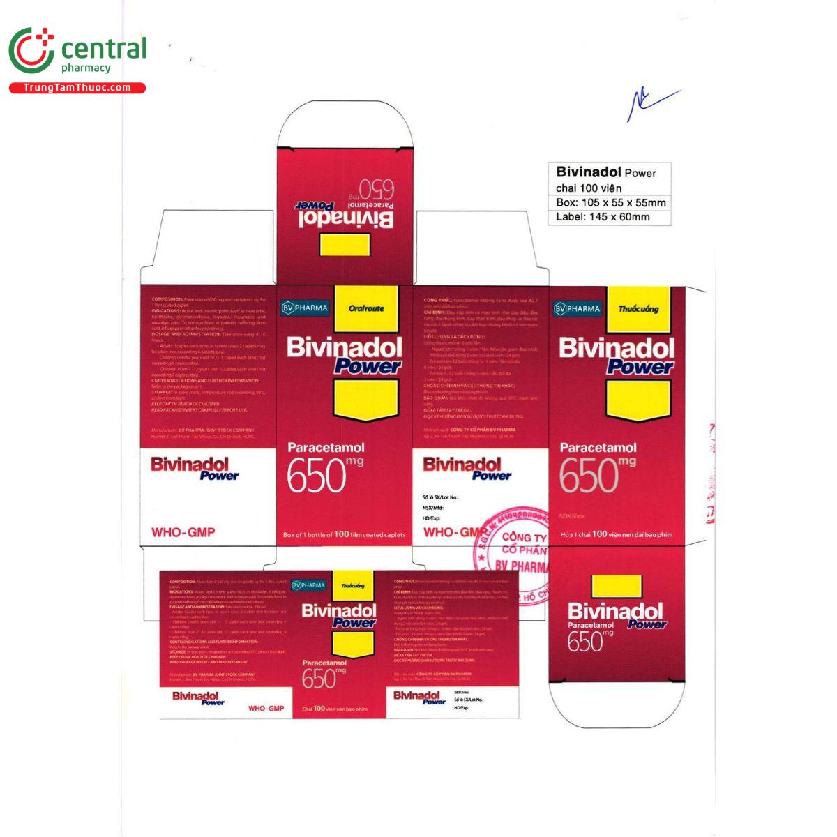 bivinadol power 650mg 5 T8304 bivinadol power 650mg 5 T8304