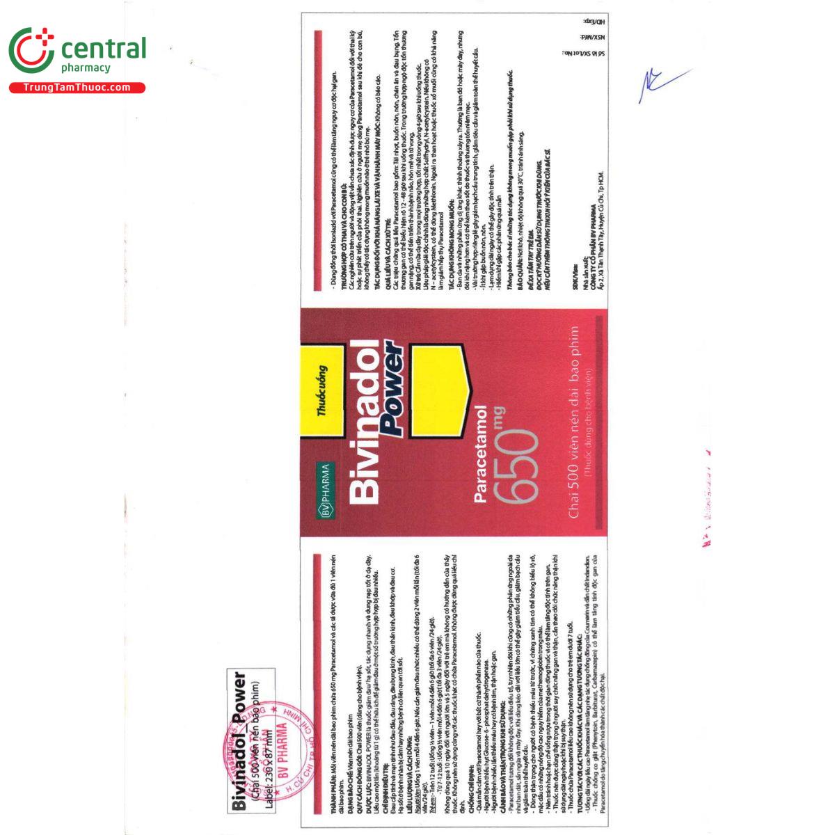 bivinadol power 650mg 6 O6187 bivinadol power 650mg 6 O6187