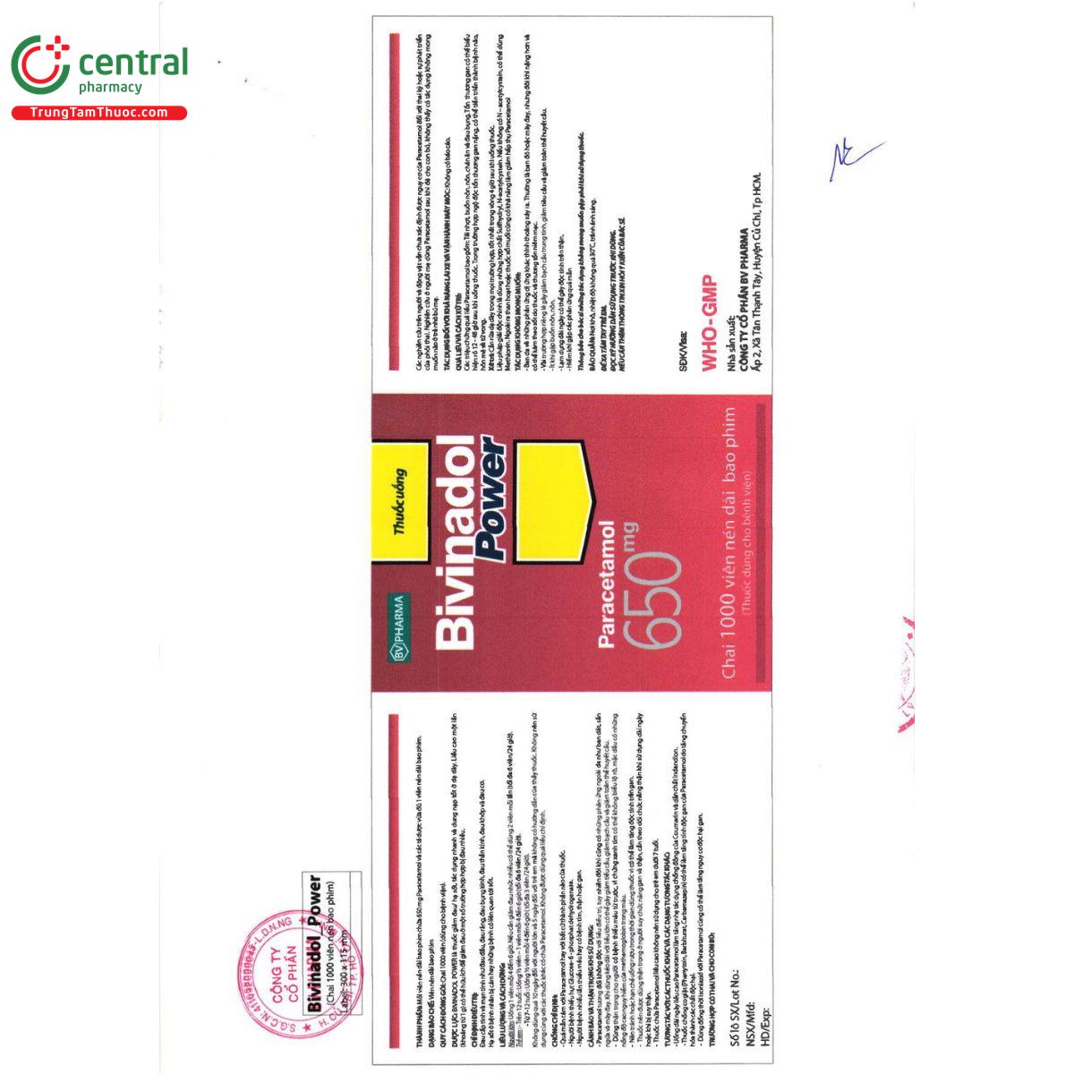 bivinadol power 650mg 7 C1666 bivinadol power 650mg 7 C1666