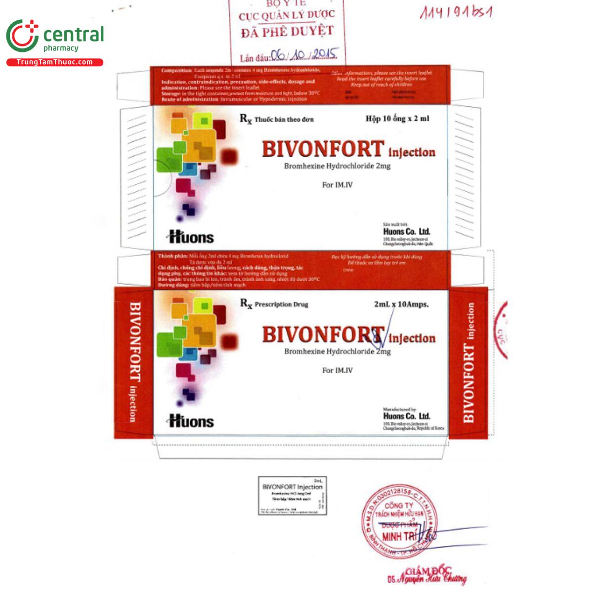 bivonfort injection 4 I3461 bivonfort injection 4 I3461