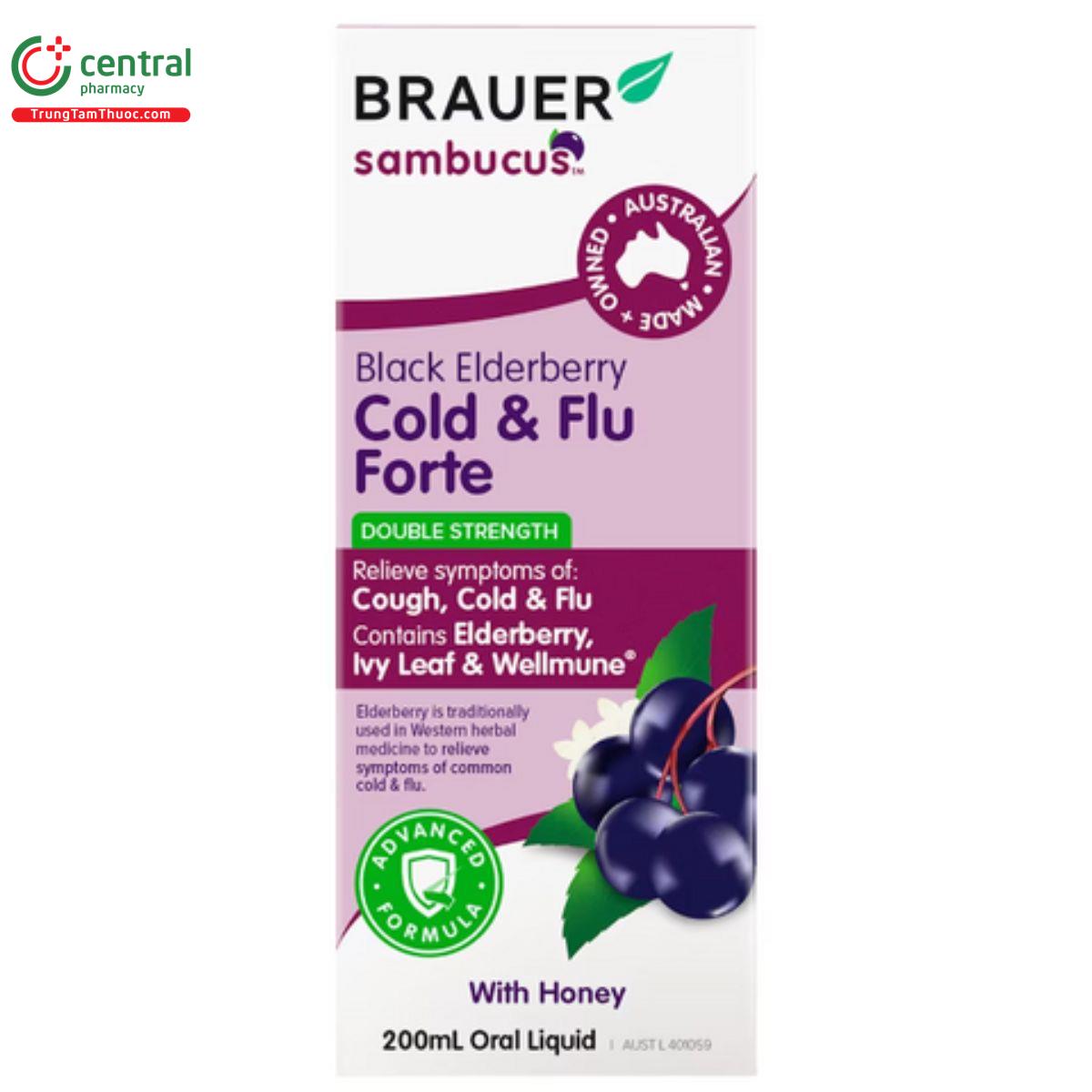 black elderberry cold flu forte 5 M5550