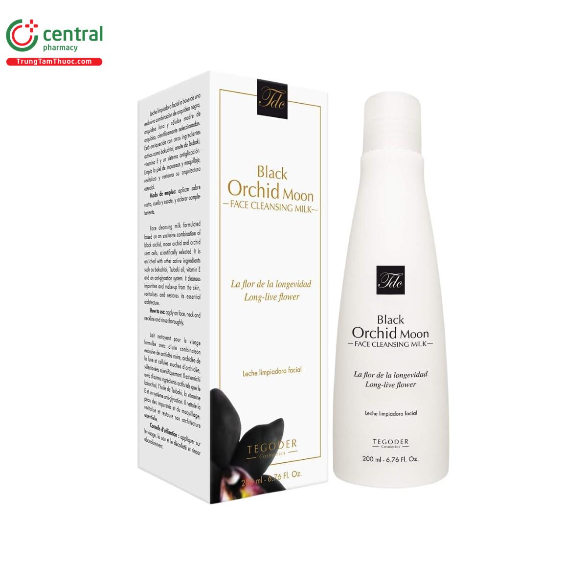 black orchid moon face cleansing milk 2 S7181