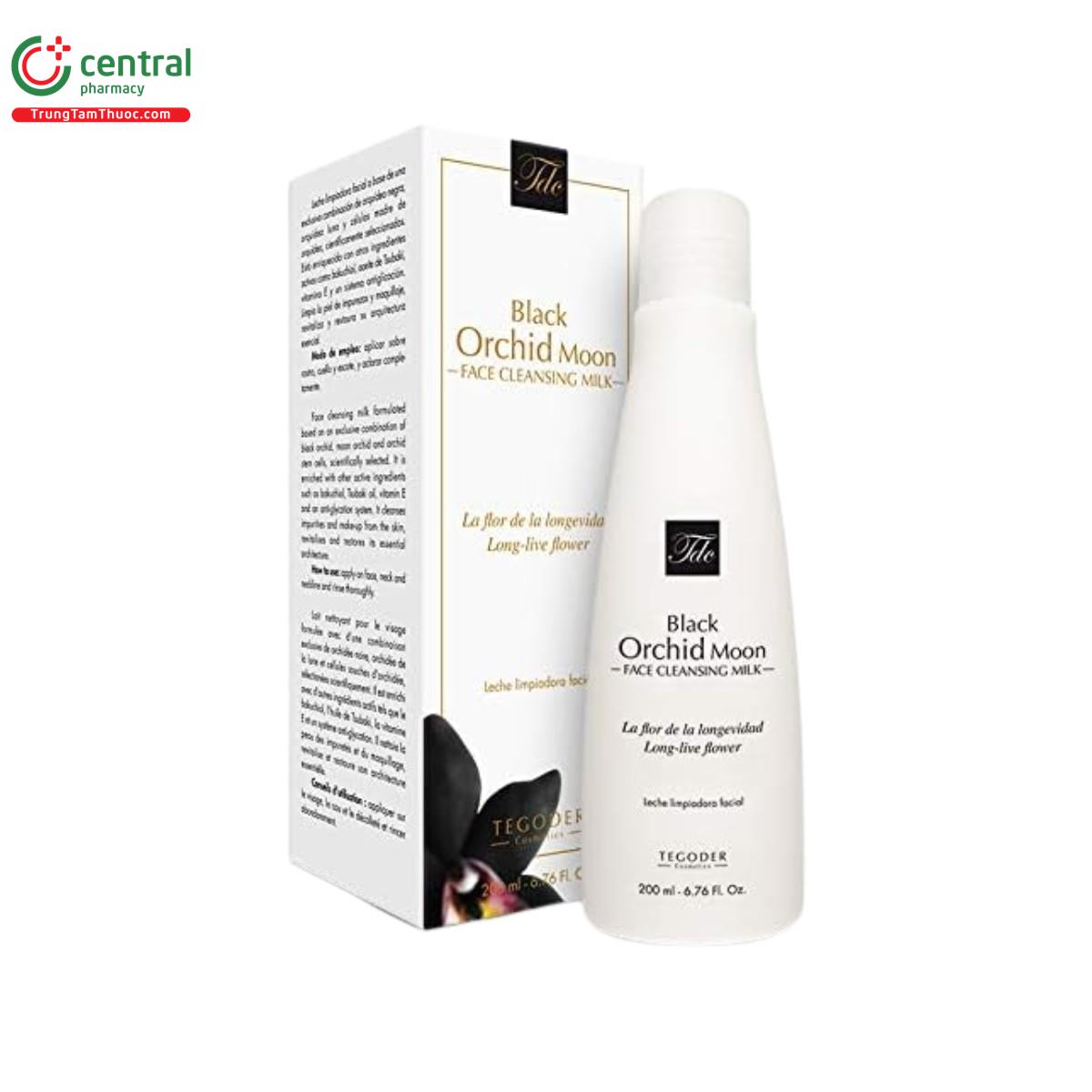 black orchid moon face cleansing milk 3 D1827