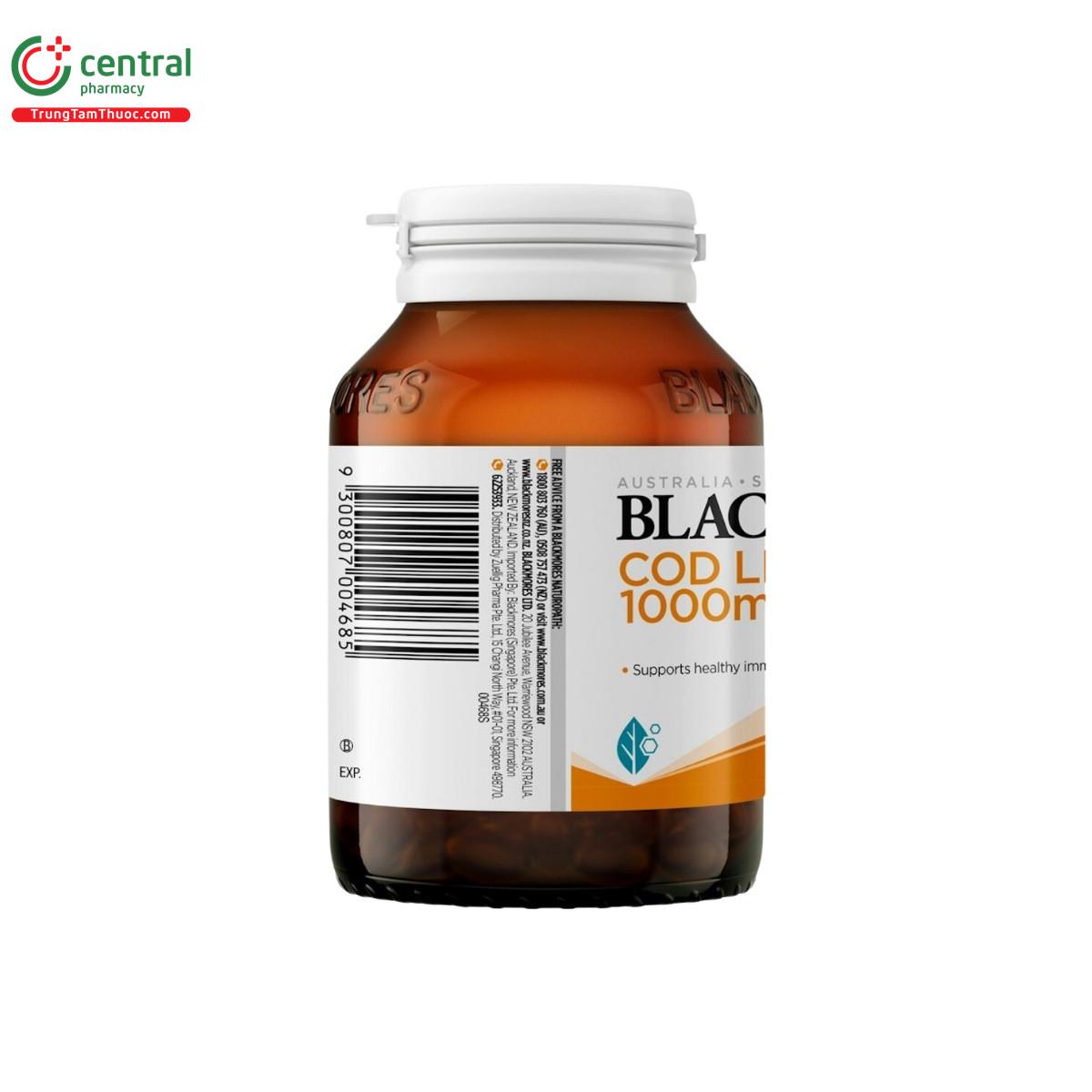 blackmores cod liver oil 1000mg 4 D1005