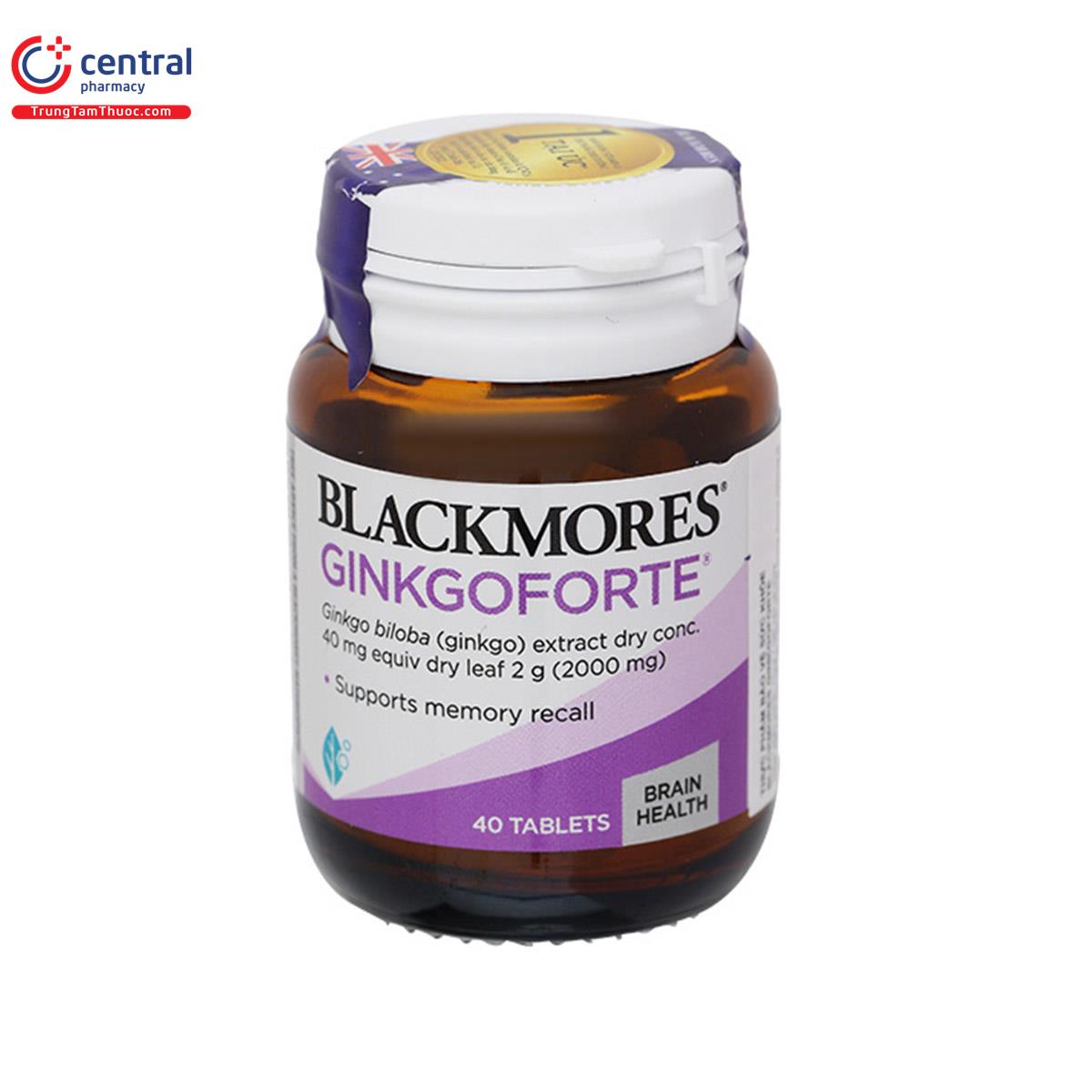 blackmores ginkgoforte 40 vien 2 L4007