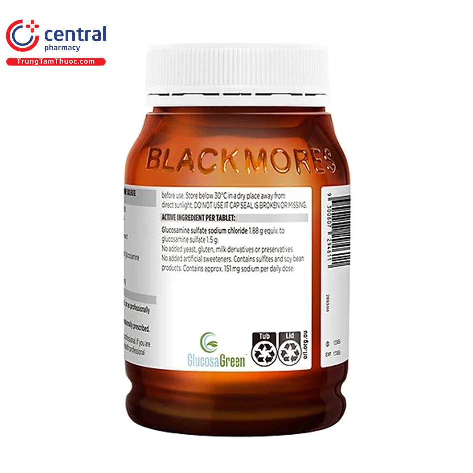 blackmores glucosamin sulfat 180v 4 A0528