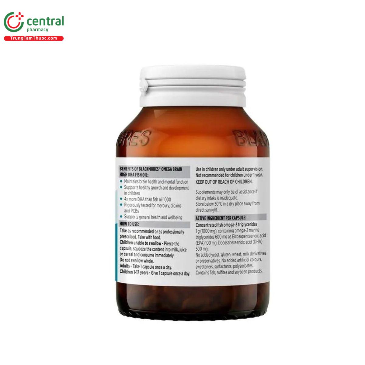 blackmores omega brain high dha fish oil 5 I3288 blackmores omega brain high dha fish oil 5 I3288
