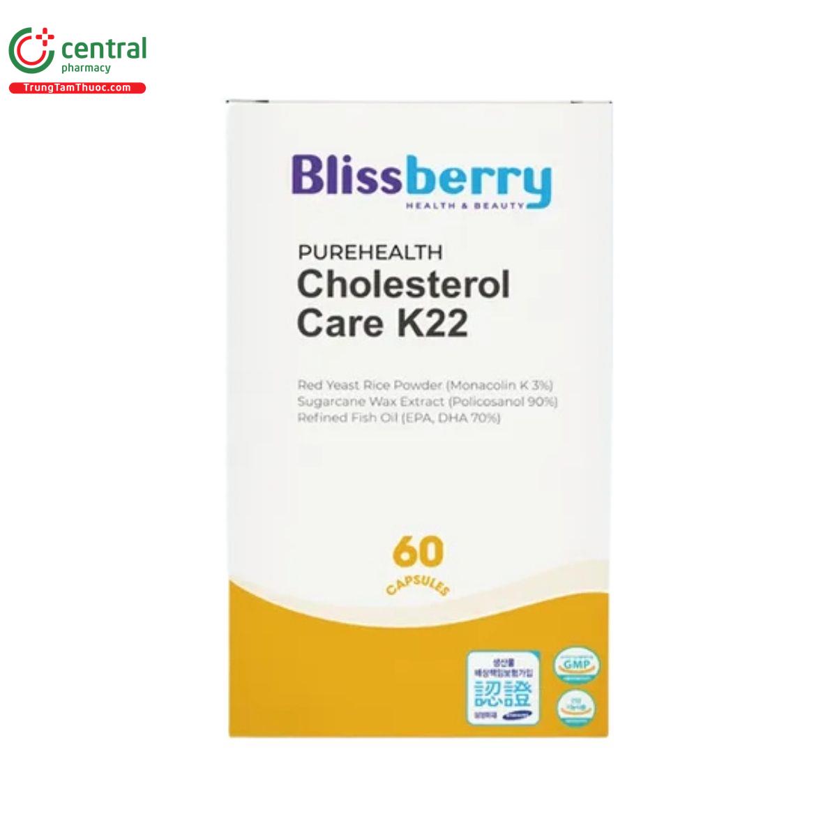 blissberry purehealth cholesterol care k22 1 M5430