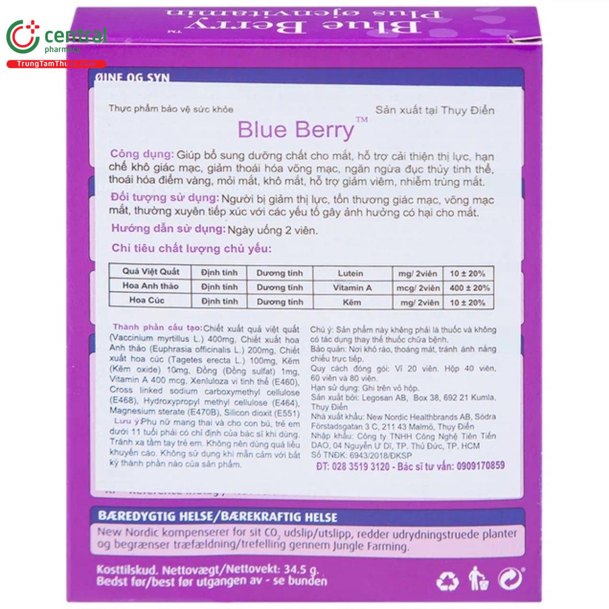 blue berry plus ojenvitamin 6 N5136