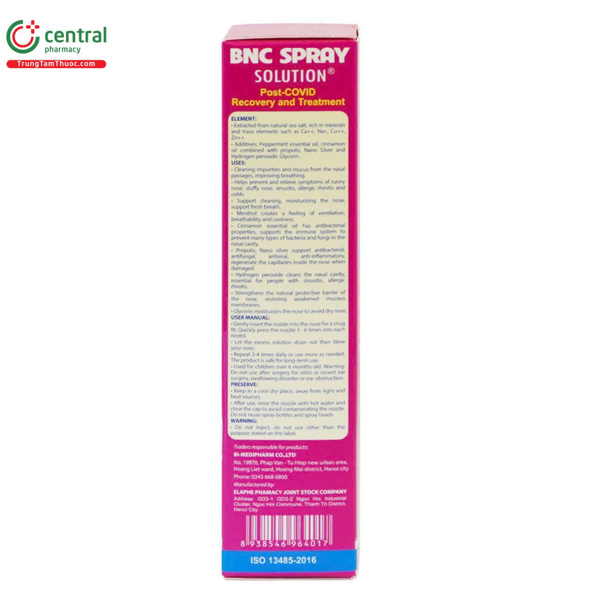 bnc spray solution 80ml tre em 3 J4282