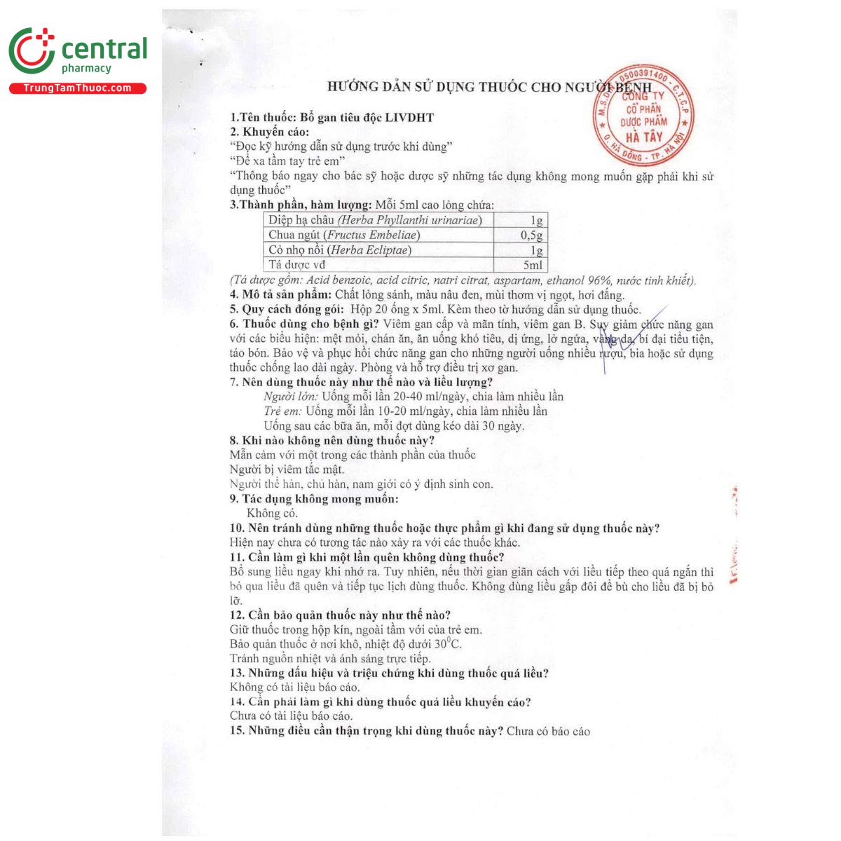 bo gan tieu doc livdht 4 G2536 bo gan tieu doc livdht 4 G2536