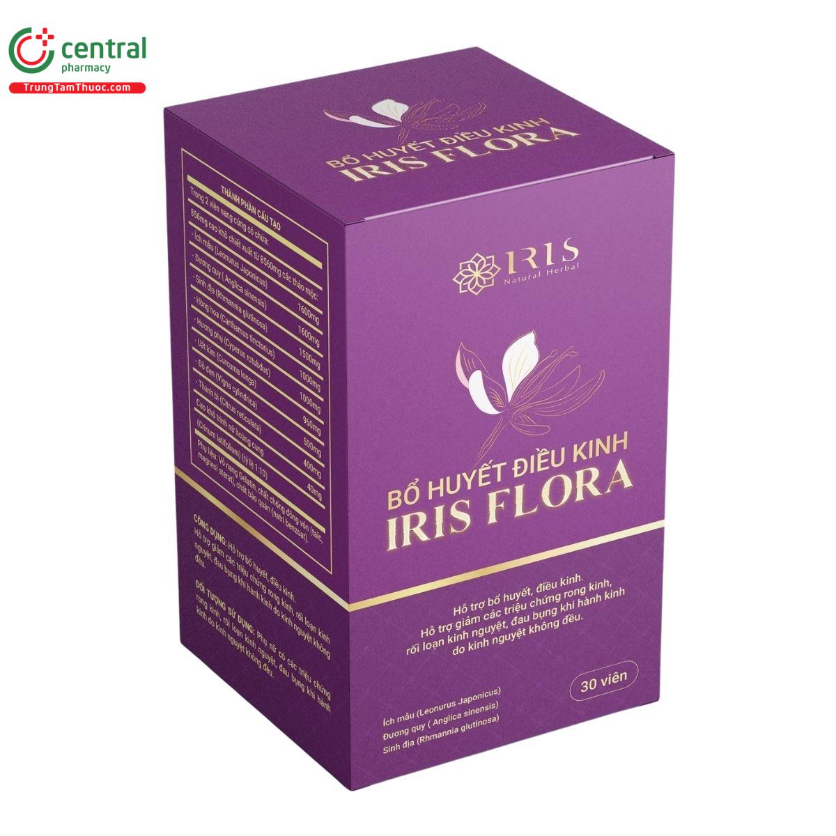 bo huyet dieu kinh iris flora 4 U8725 bo huyet dieu kinh iris flora 4 U8725