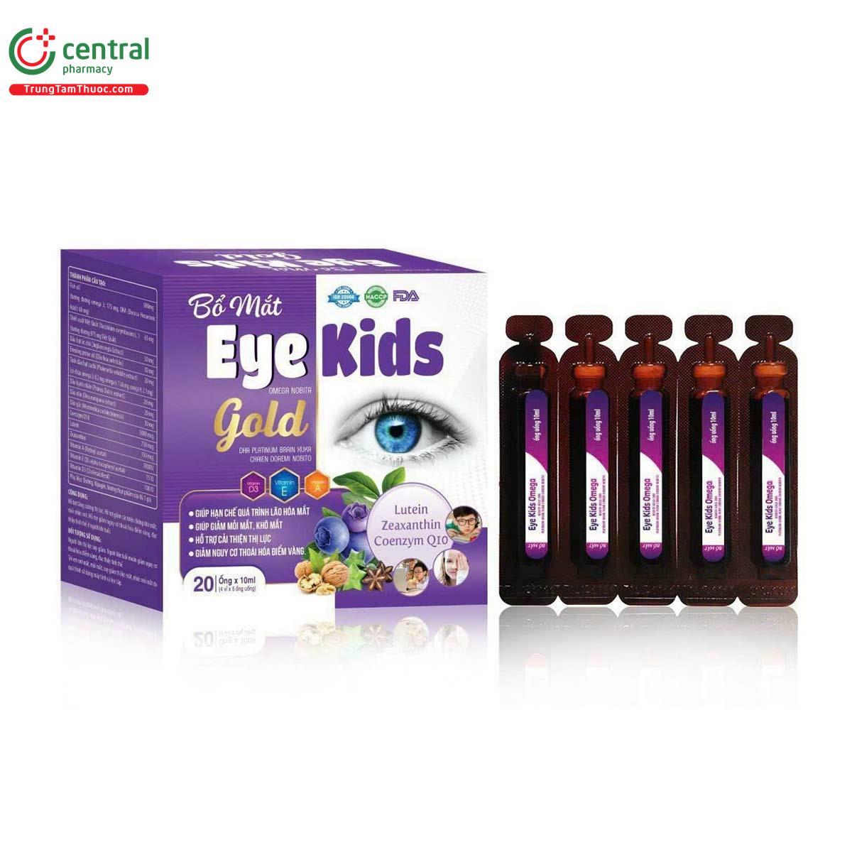 bo mat eye kids gold 1 D1256