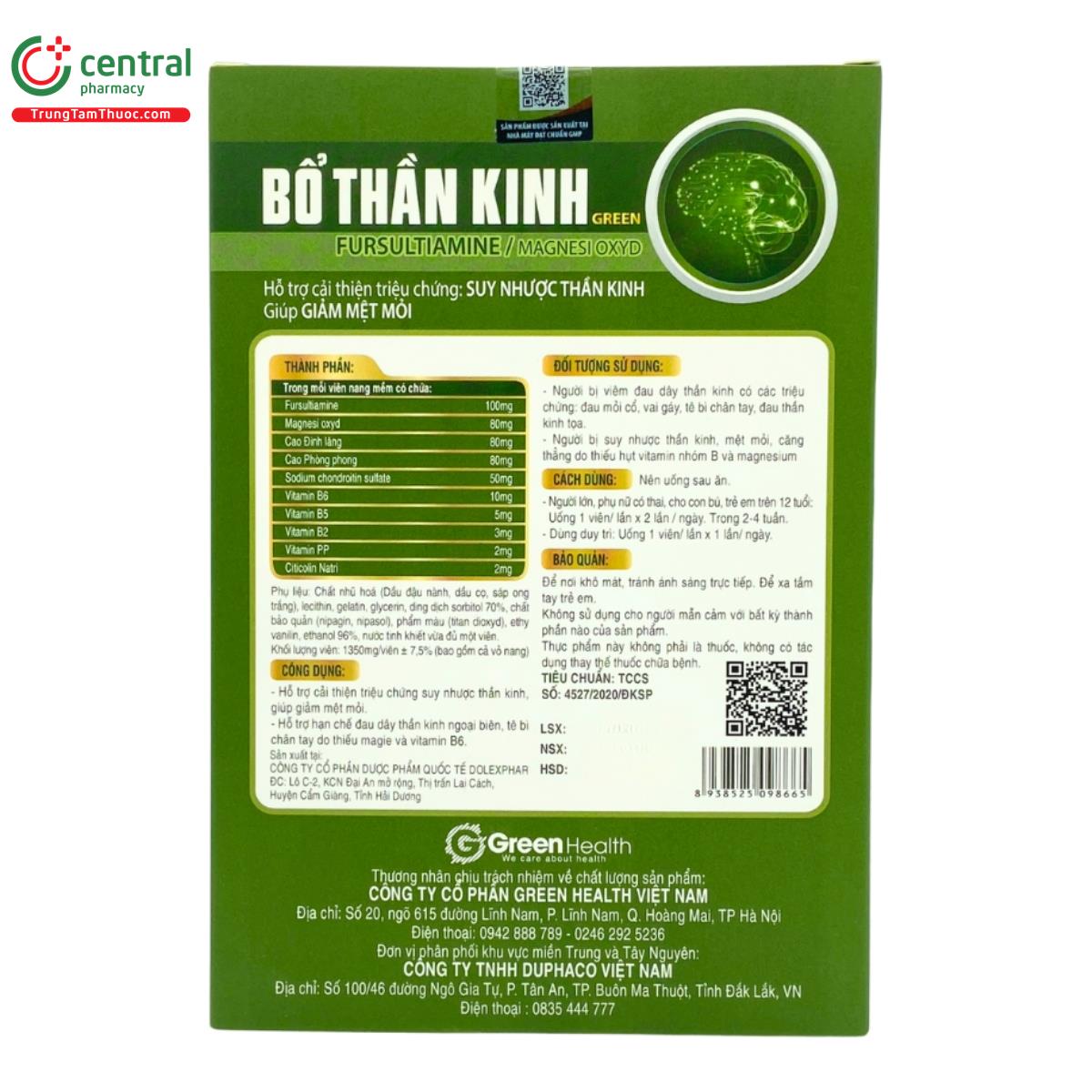 bo than kinh green 4 U8142 bo than kinh green 4 U8142