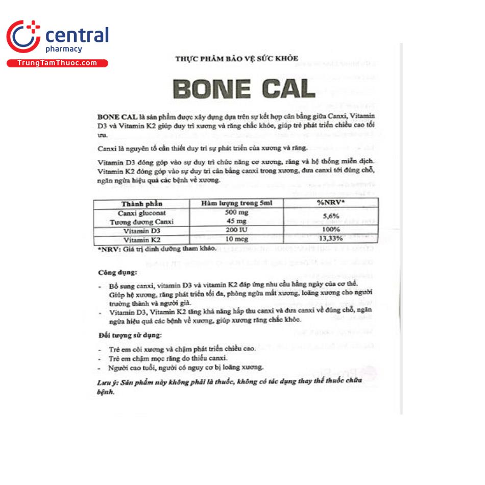 bone cal 100ml 18 L4734