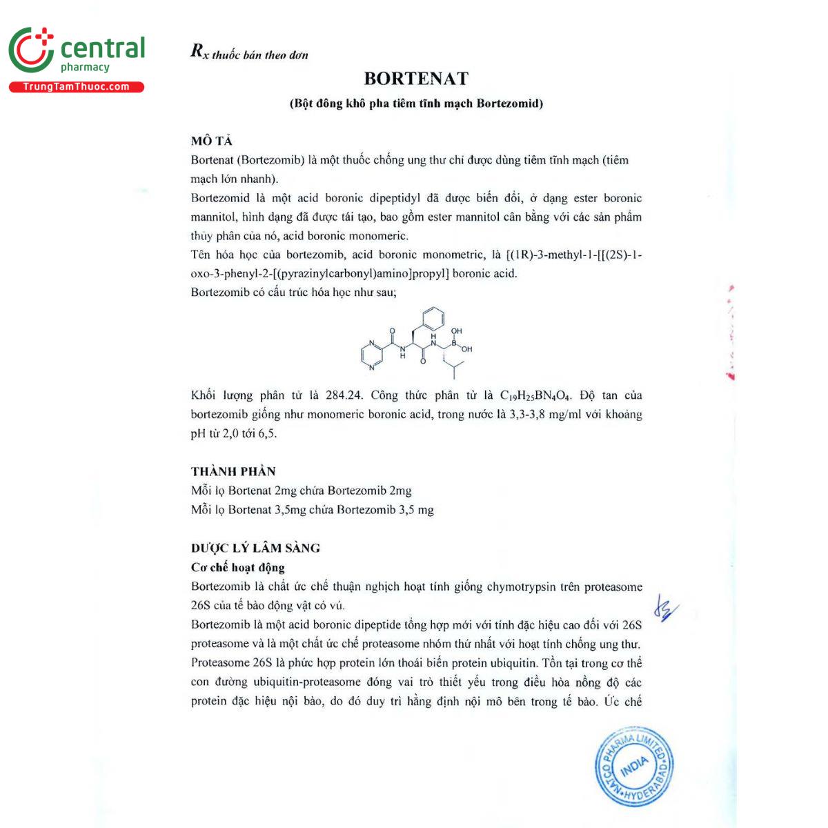 bortenat 2mg 11 O5305