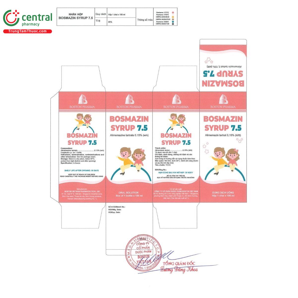 bosmazin syrup 7 5 2 R7617