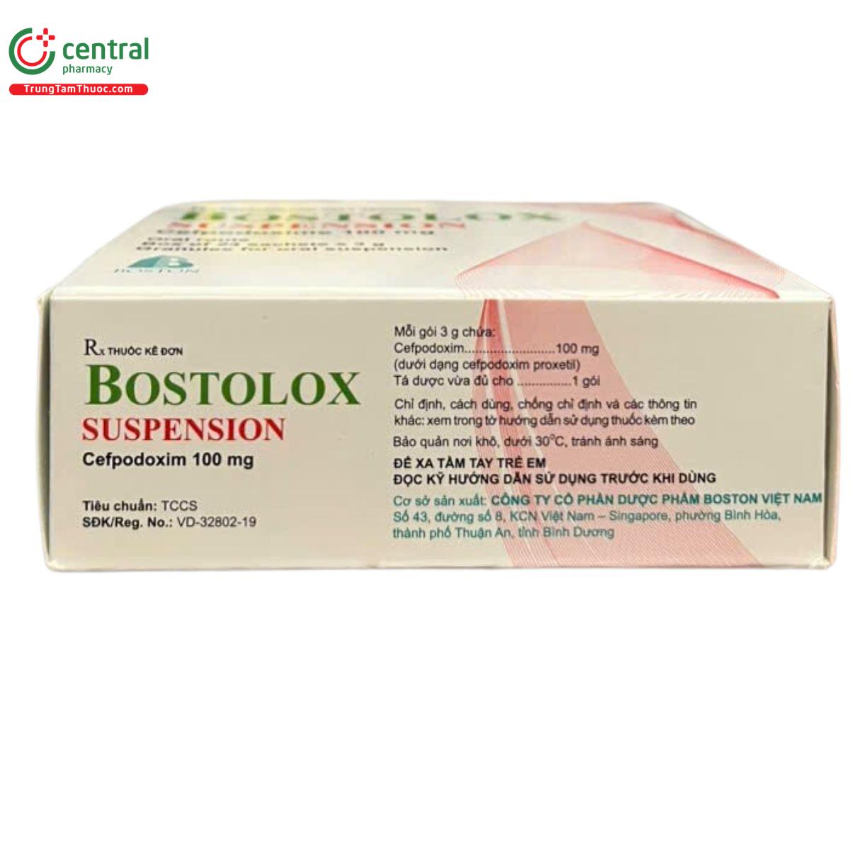 bostolox suspension 100mg 10 A0412