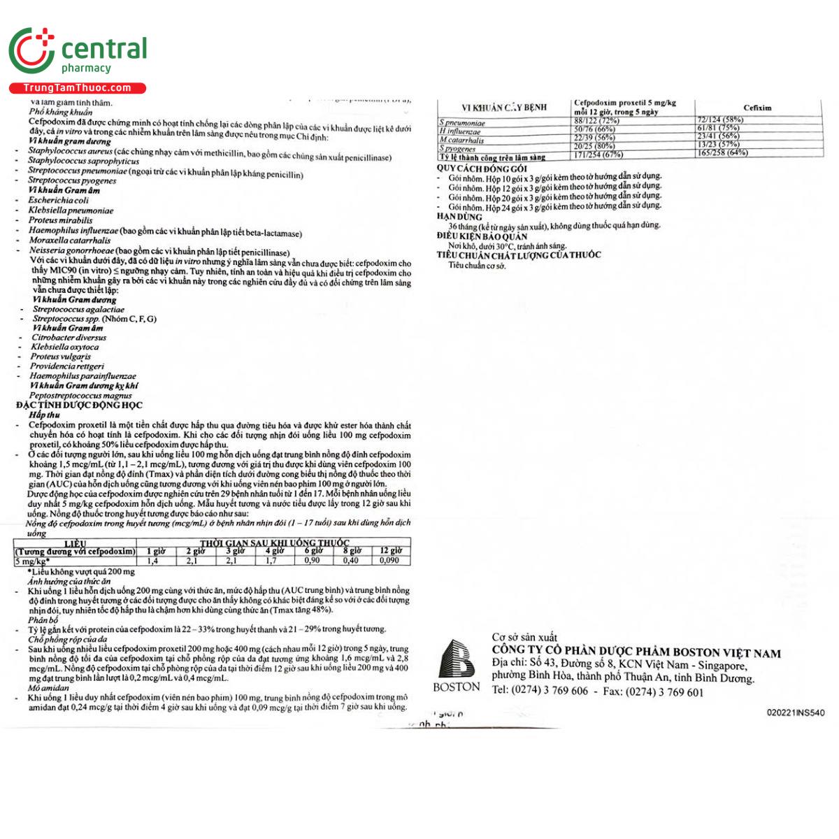 bostolox suspension 100mg 16 I3313