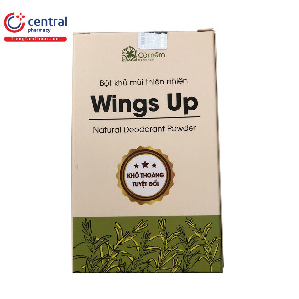 [CHÍNH HÃNG] Bột khử mùi thiên nhiên Wings Up Cỏ Mềm