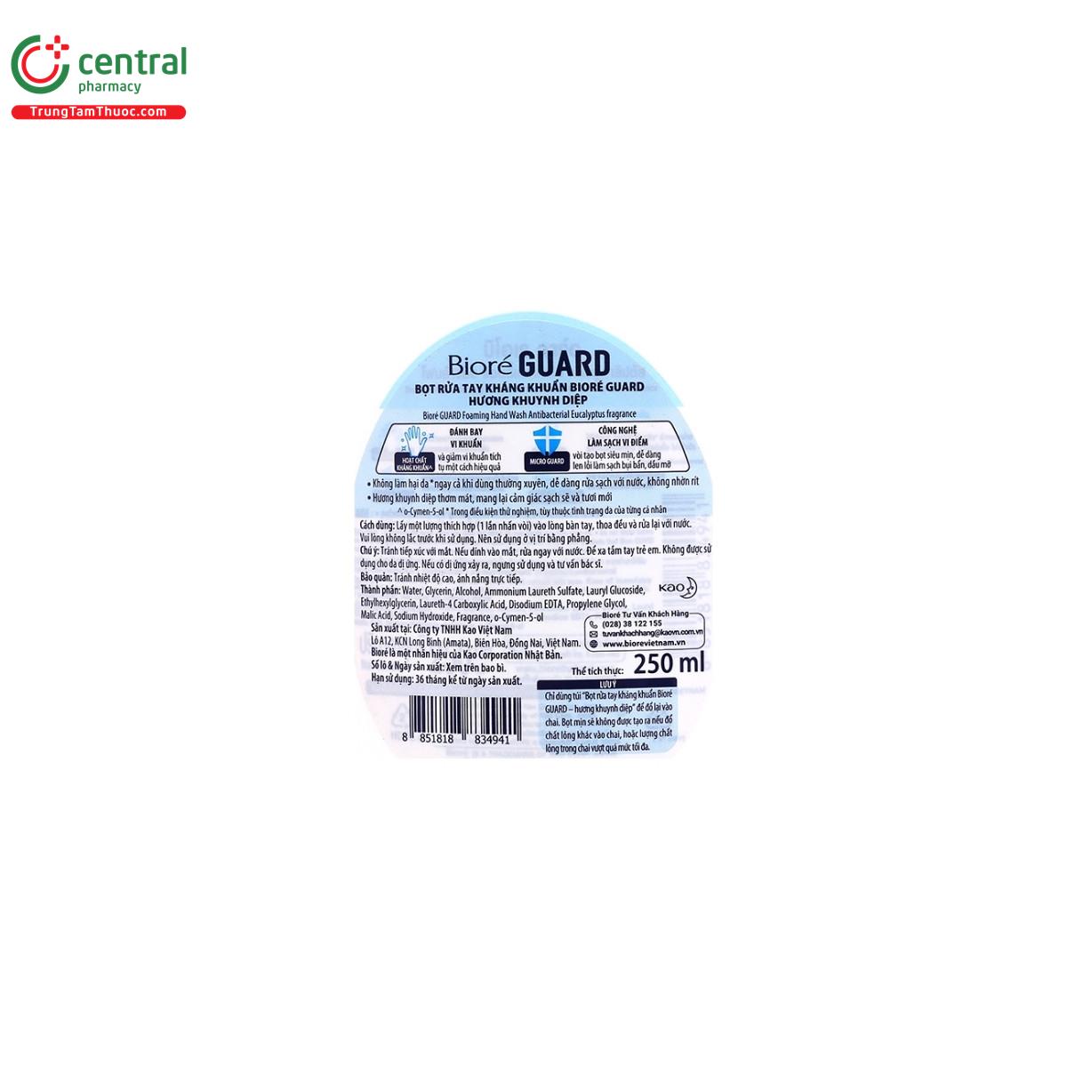 bot rua tay biore guard antibacterial 4 L4863