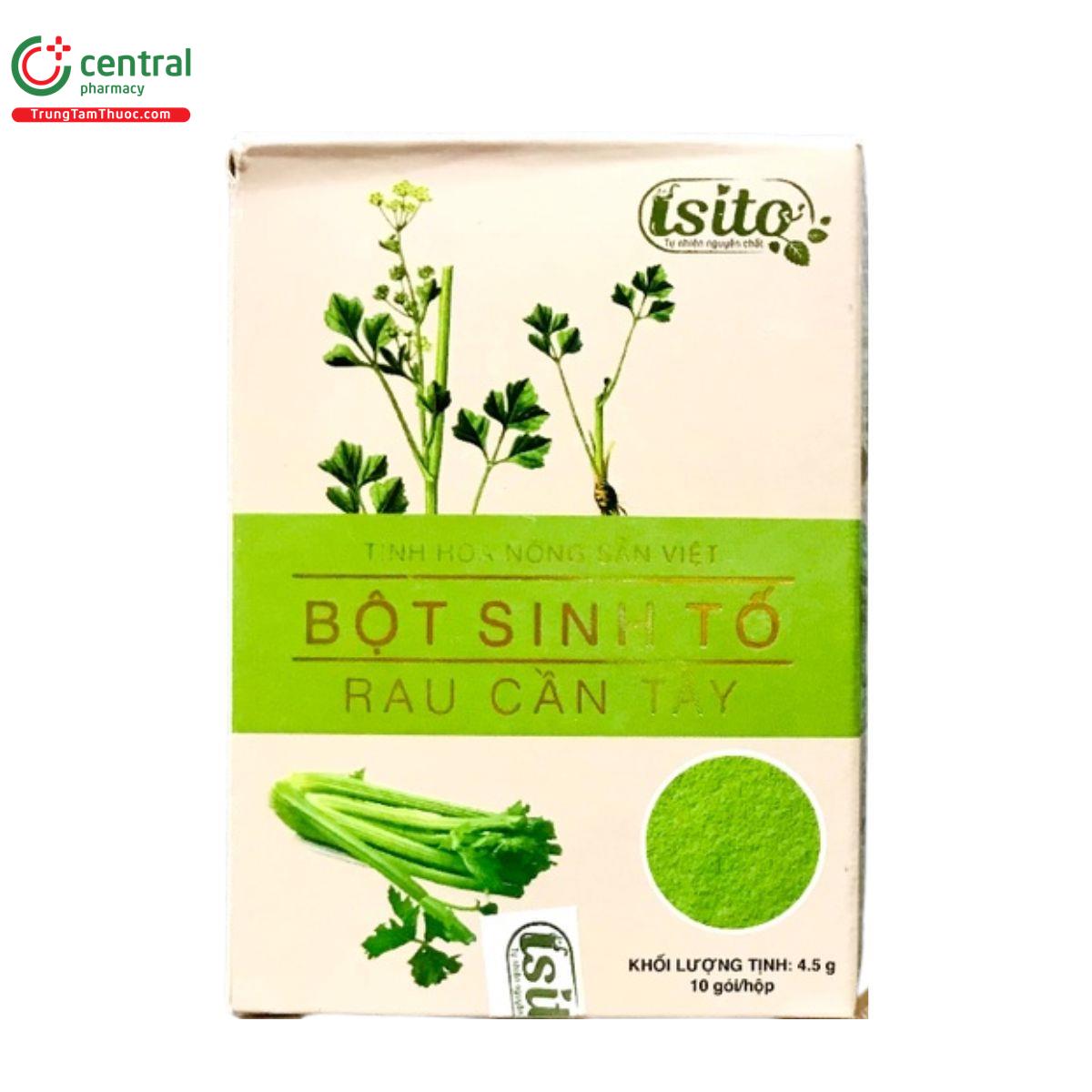 bot sinh to rau can tay isito 2 G2017