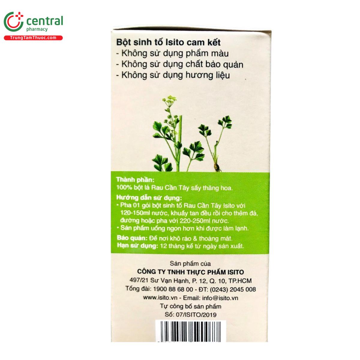 bot sinh to rau can tay isito 4 A0357