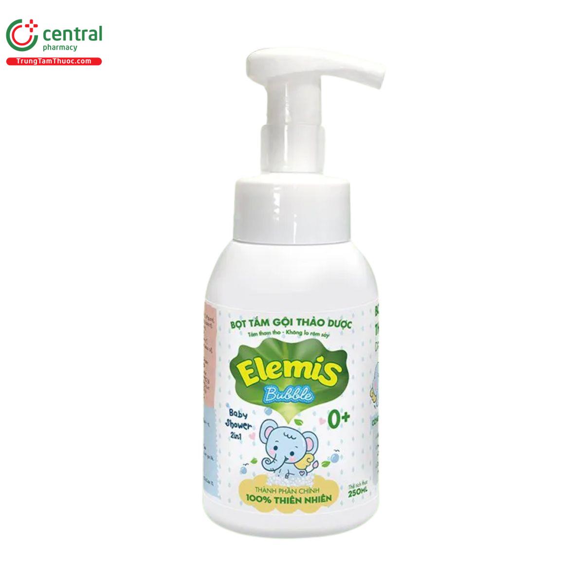 bot tam goi thao duoc elemis bubble 250ml 2 K4706