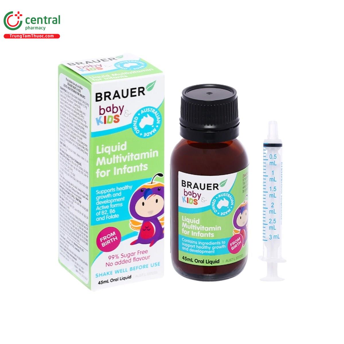 brauer baby kids liquid multivitamin for infants 2 S7372