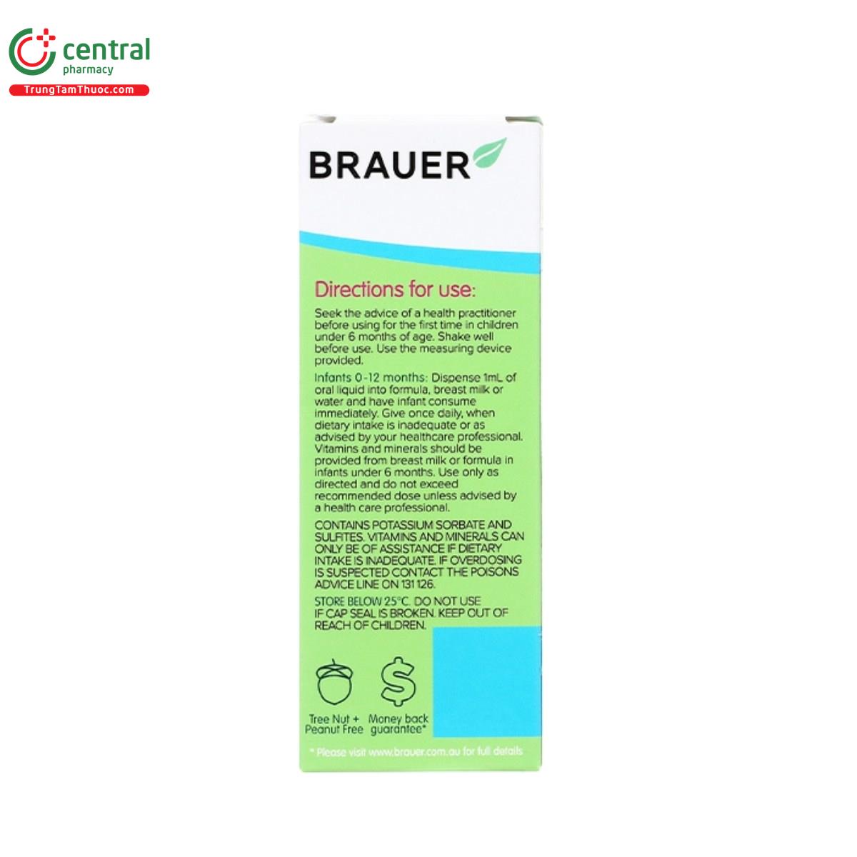 brauer baby kids liquid multivitamin for infants 5 R7075