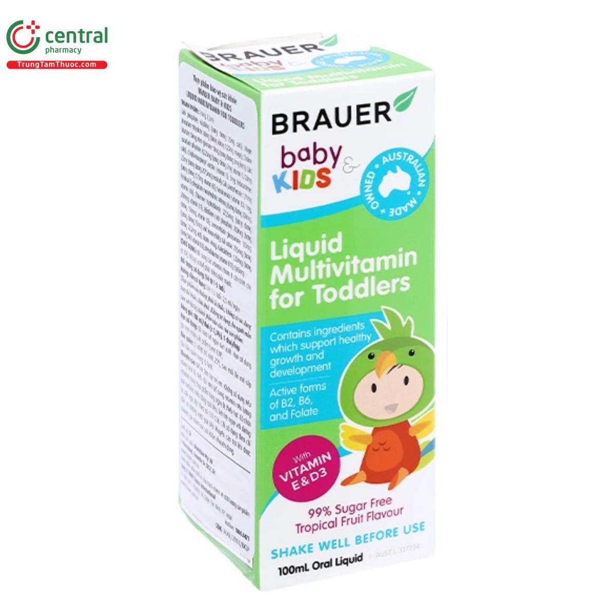 brauer baby kids liquid multivitamin for toddlers 3 V8553