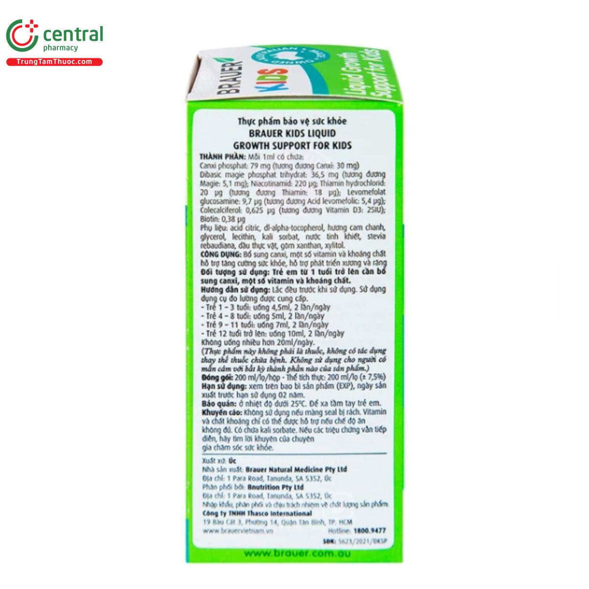 brauer kids liquid growth support for kids 4 T7107 brauer kids liquid growth support for kids 4 T7107