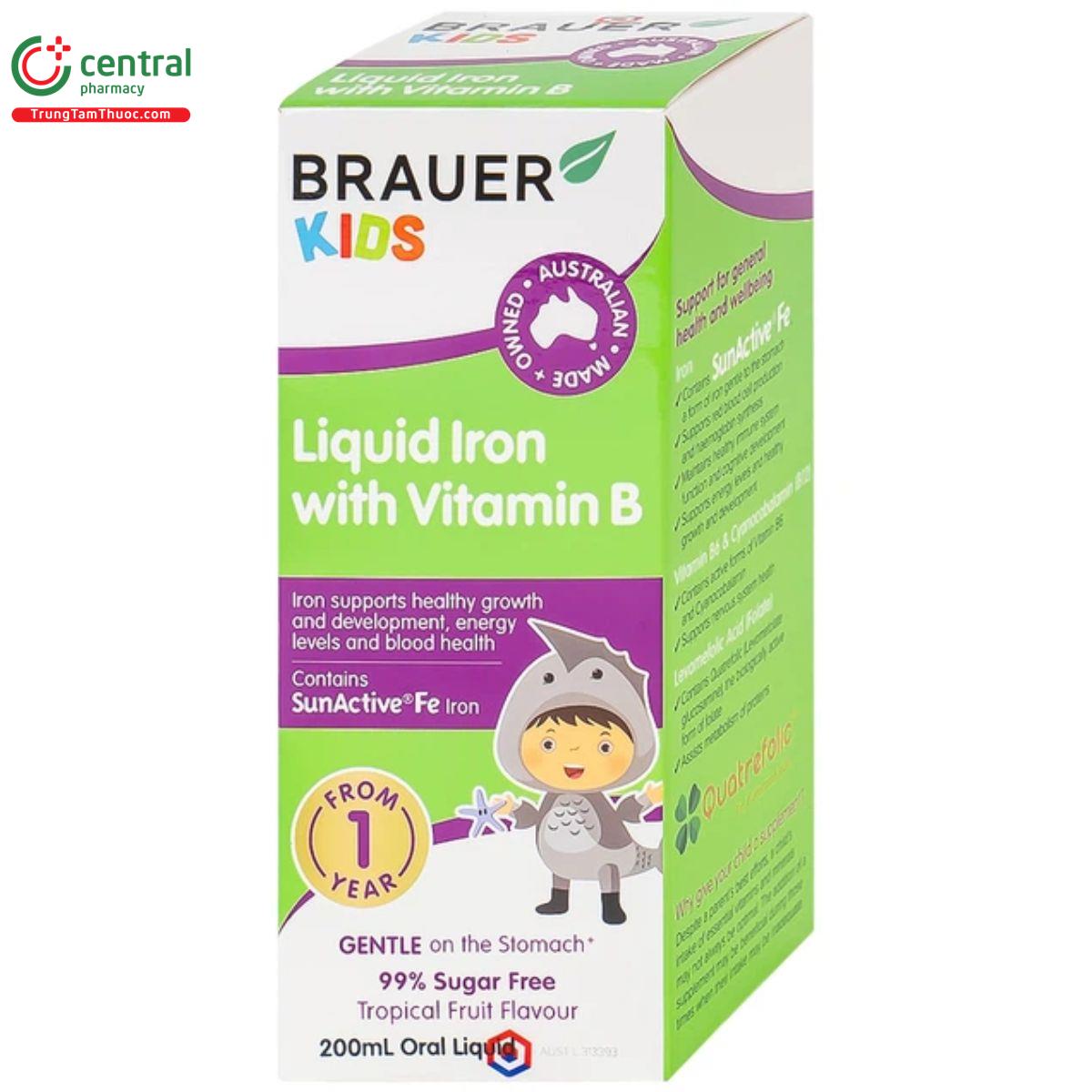 brauer kids liquid iron with vitamin b 10 T7661