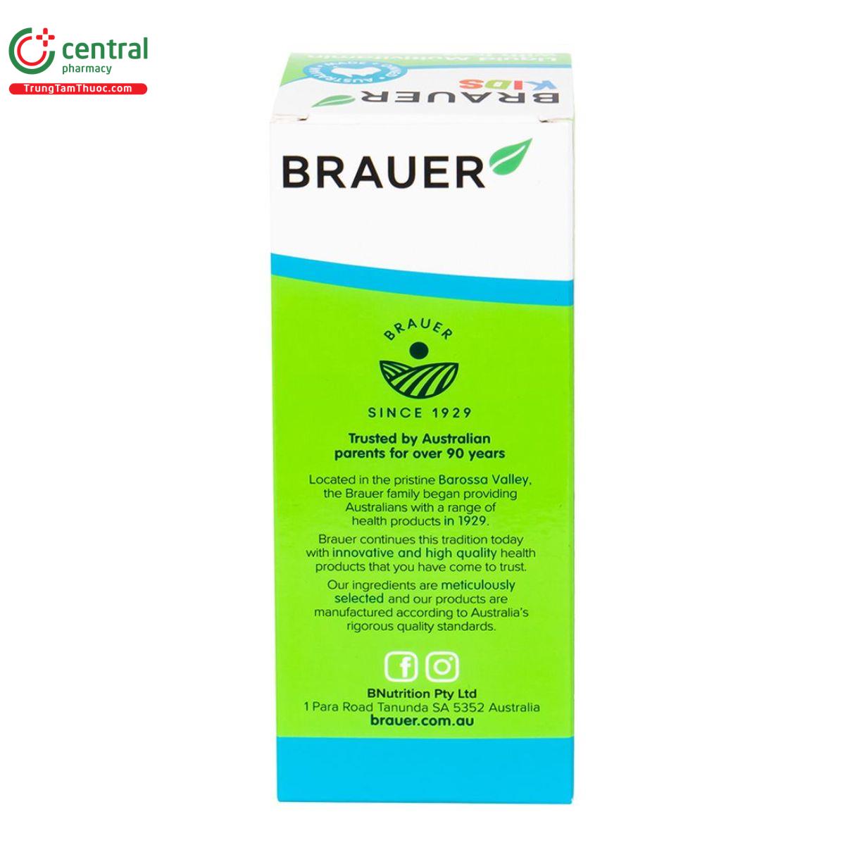 brauer kids liquid multivitamin with iron 6 D1350