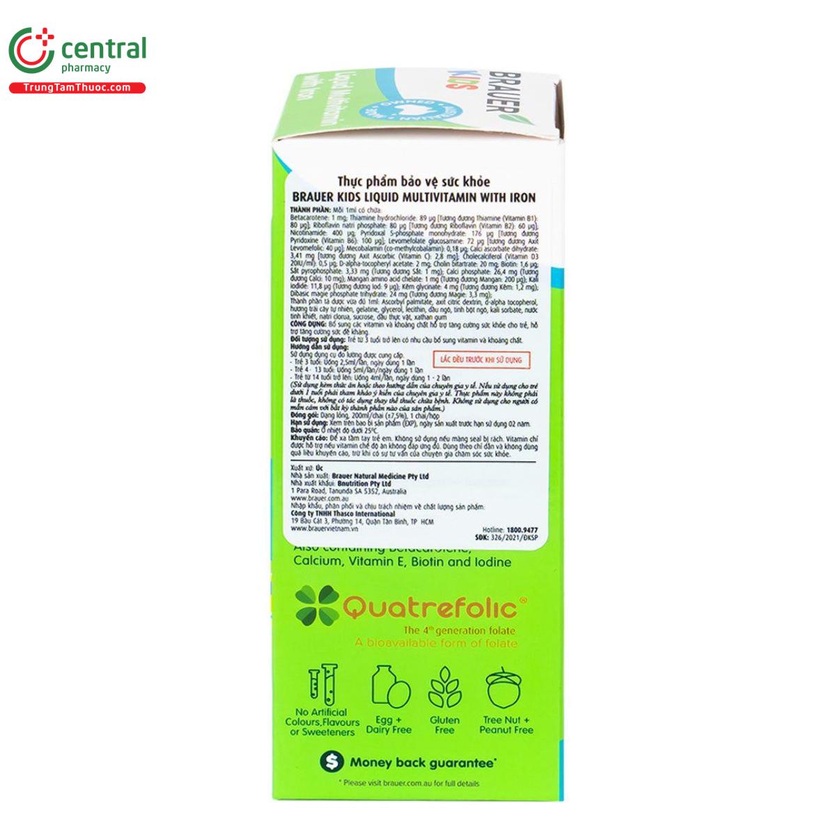 brauer kids liquid multivitamin with iron 8 R7623