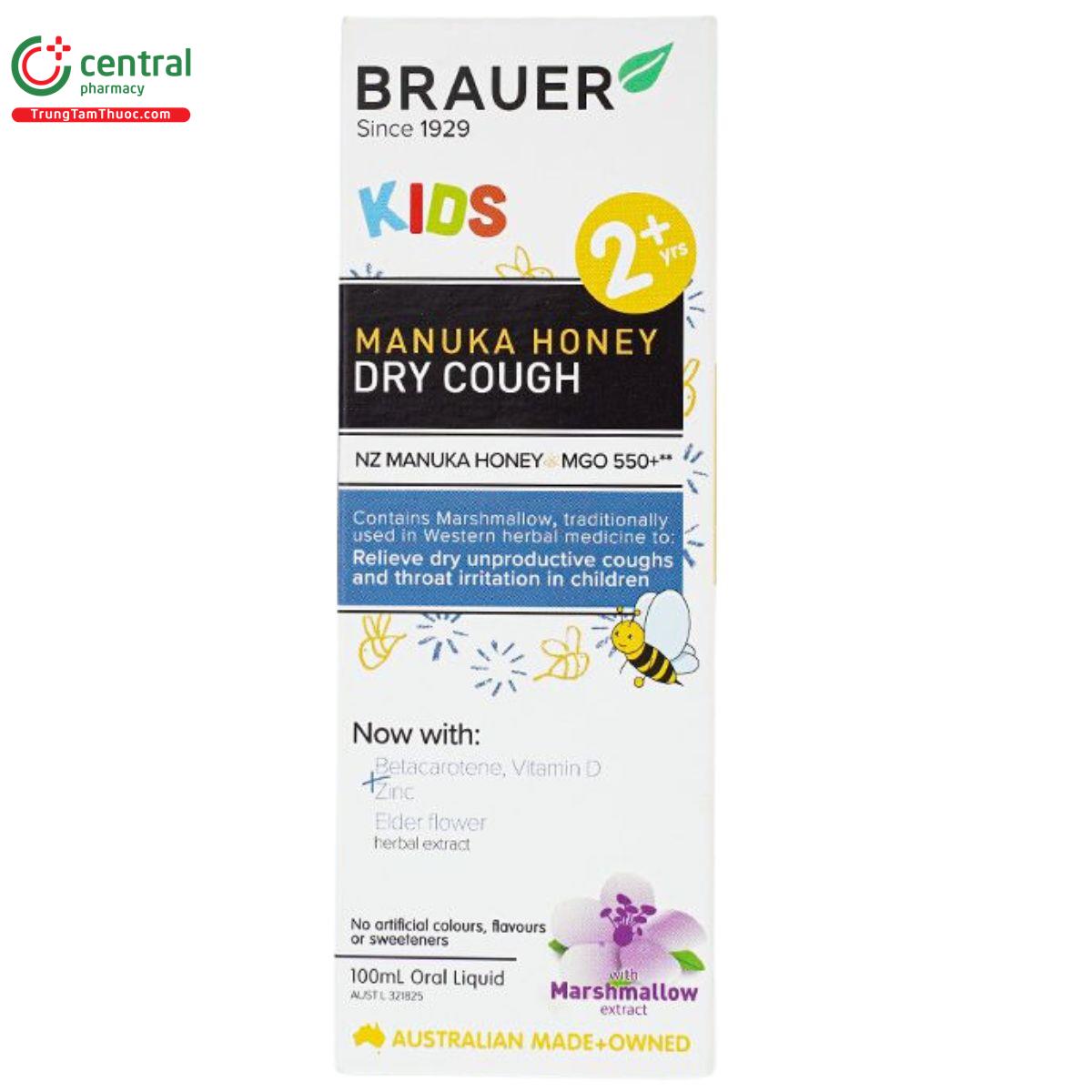 brauer kids manuka honey dry cough 5 B0550