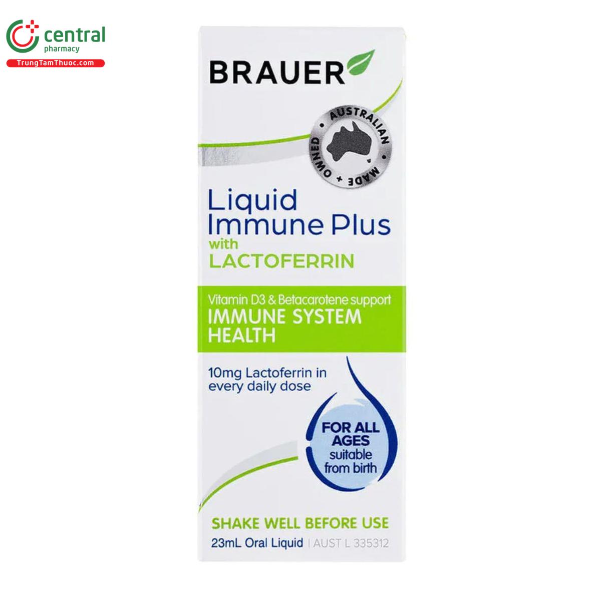 brauer liquid immune plus with lactoferrin 1 D1020