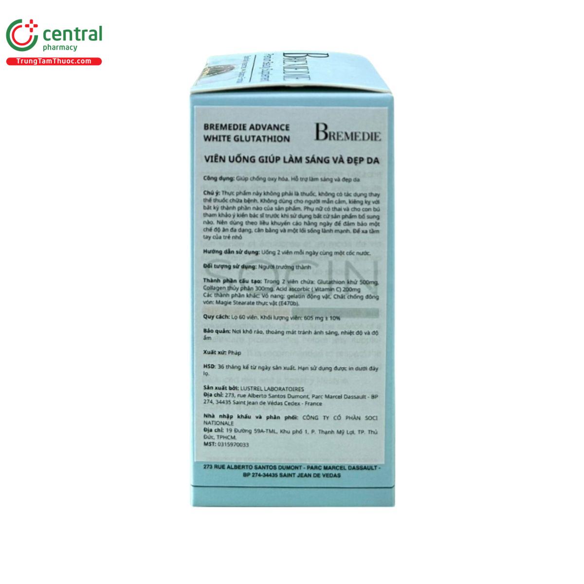 bremedie advance white glutathion 4 A0800