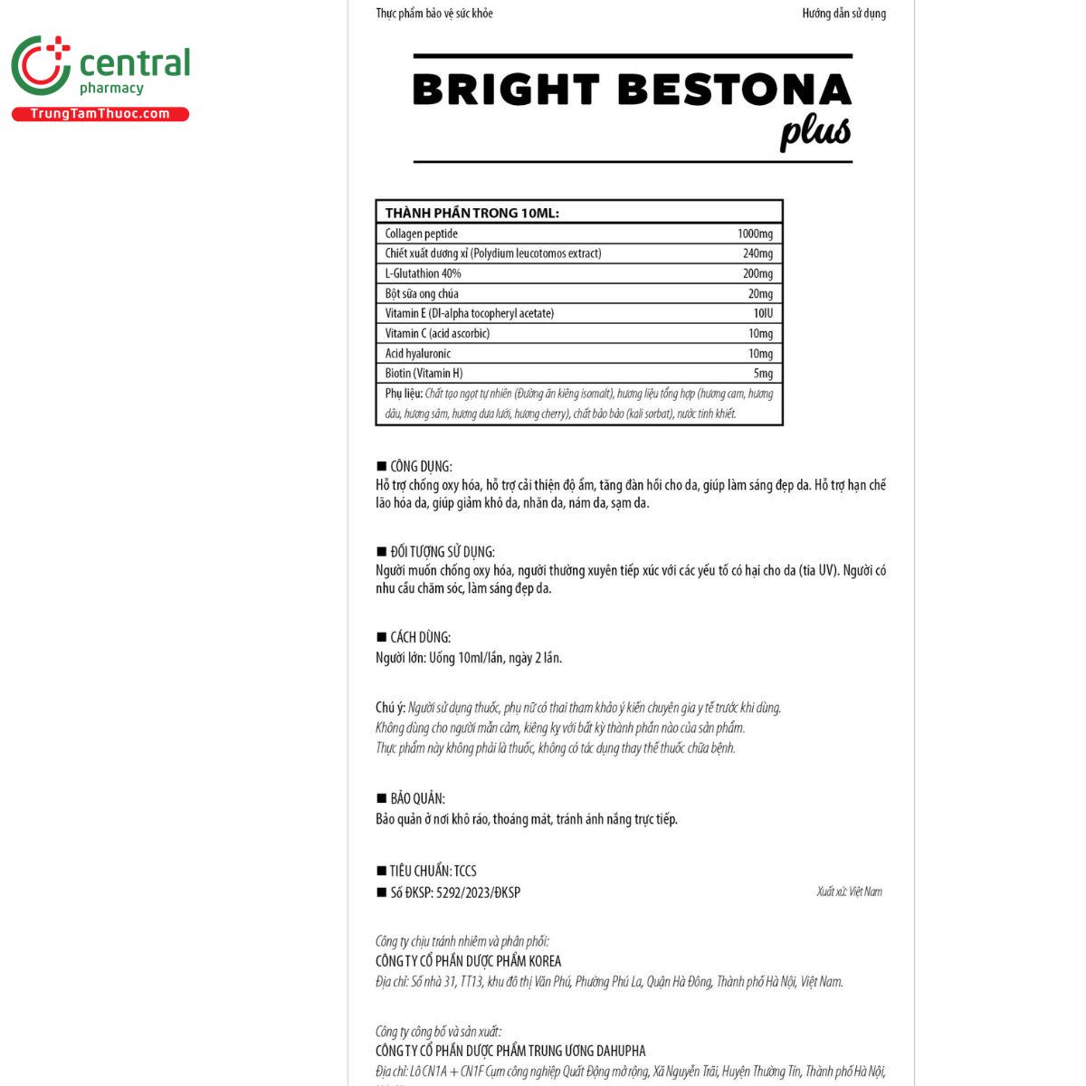 bright bestona plus 8 U8177