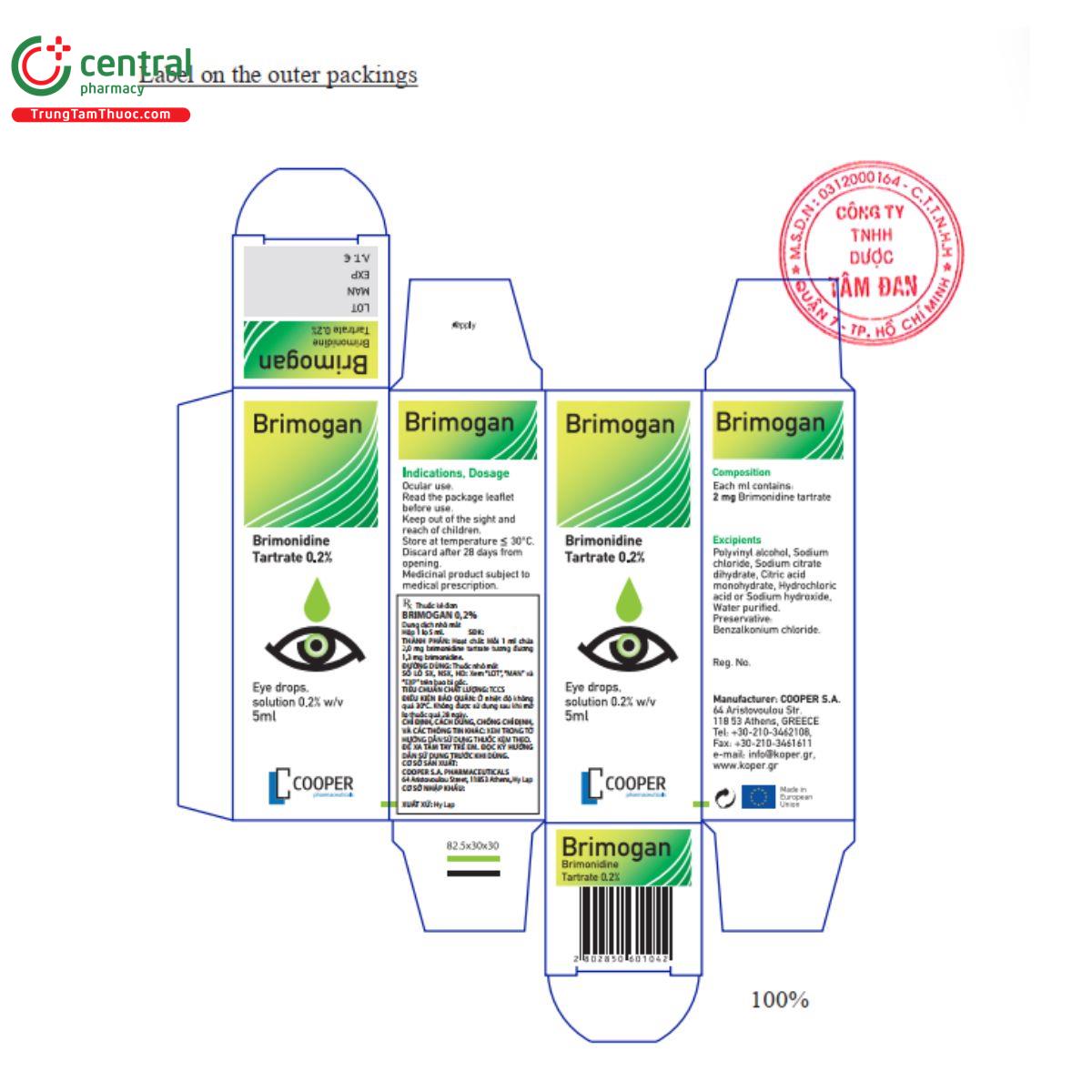 brimogan 2mg ml N5175